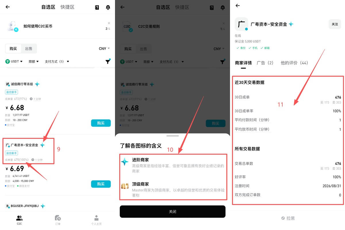 Bitget C2C出入金新手指南:2026最新CNY买卖USDT完整教程