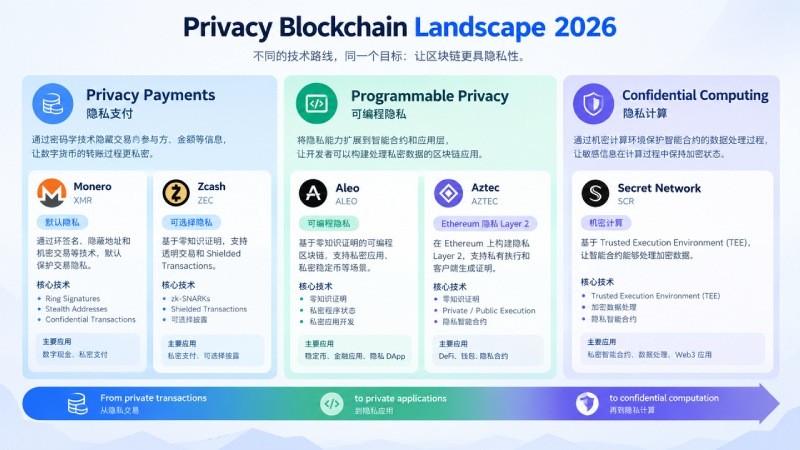潜力隐私币和隐私区块链项目盘点